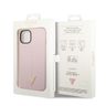 Guess GUHCP14SSLTGU iPhone 14 / 15 / 13 6.1" fioletowy/purple hardcase Silicone Triangle na NearMe.pl