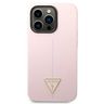Guess GUHCP14XSLTGU iPhone 14 Pro Max6,7" fioletowy/purple hardcase Silicone Triangle na NearMe.pl