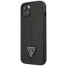 Guess GUHCP14MPSATLK iPhone 14 Plus / 15 Plus 6.7" czarny/black hardcase SaffianoTriangle Logo na NearMe.pl