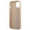 Guess GUHCP14SPSATLE iPhone 14 / 15 / 13 6.1" beżowy/beige hardcase SaffianoTriangle Logo na NearMe.pl