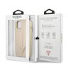 Guess GUHCP14SPSATLE iPhone 14 / 15 / 13 6.1" beżowy/beige hardcase SaffianoTriangle Logo na NearMe.pl