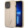 Guess GUHCP14LPSATLE iPhone 14 Pro 6,1" beżowy/beige hardcase SaffianoTriangle Logo na NearMe.pl
