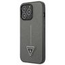 Guess GUHCP14XPSATLG iPhone 14 Pro Max 6,7" srebrny/silver hardcase SaffianoTriangle Logo na NearMe.pl