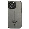 Guess GUHCP14XPSATLG iPhone 14 Pro Max 6,7" srebrny/silver hardcase SaffianoTriangle Logo na NearMe.pl