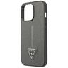 Guess GUHCP14XPSATLG iPhone 14 Pro Max 6,7" srebrny/silver hardcase SaffianoTriangle Logo na NearMe.pl