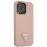 Guess GUHCP14LPSATLP iPhone 14 Pro 6,1" różowy/pink hardcase SaffianoTriangle Logo na NearMe.pl