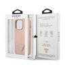 Guess GUHCP14XPSATLP iPhone 14 Pro Max 6,7" różowy/pink hardcase SaffianoTriangle Logo na NearMe.pl