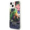 Guess GUHCP14SLFLSB iPhone 14 / 15 / 13 6.1" niebieski/blue hardcase Flower Liquid Glitter na NearMe.pl
