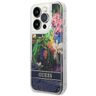 Guess GUHCP14XLFLSB iPhone 14 Pro Max6,7" niebieski/blue hardcase Flower Liquid Glitter na NearMe.pl
