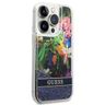 Guess GUHCP14XLFLSB iPhone 14 Pro Max6,7" niebieski/blue hardcase Flower Liquid Glitter na NearMe.pl