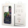 Guess GUHCP14XLFLSB iPhone 14 Pro Max6,7" niebieski/blue hardcase Flower Liquid Glitter na NearMe.pl