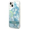 Guess GUHCP14MLFLSN iPhone 14 Plus / 15 Plus 6.7" zielony/green hardcase Flower Liquid Glitter na NearMe.pl