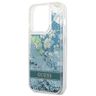 Guess GUHCP14LLFLSN iPhone 14 Pro 6,1" zielony/green hardcase Flower Liquid Glitter na NearMe.pl