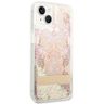 Guess GUHCP14MLFLSD iPhone 14 Plus / 15 Plus 6.7" złoty/gold hardcase Paisley Liquid Glitter na NearMe.pl