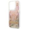 Guess GUHCP14LLFLSD iPhone 14 Pro6,1" złoty/gold hardcase Paisley Liquid Glitter na NearMe.pl