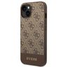 Guess GUHCP14SG4GLBR iPhone 14 / 15 / 136.1" brązowy/brown hard case 4G Stripe Collection na NearMe.pl