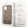 Guess GUHCP14SG4GLBR iPhone 14 / 15 / 136.1" brązowy/brown hard case 4G Stripe Collection na NearMe.pl