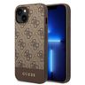 Guess GUHCP14MG4GLBR iPhone 14 Plus / 15 Plus 6.7" brązowy/brown hard case 4G Stripe Collection na NearMe.pl