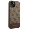 Guess GUHCP14MG4GLBR iPhone 14 Plus / 15 Plus 6.7" brązowy/brown hard case 4G Stripe Collection na NearMe.pl