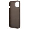 Guess GUHCP14MG4GLBR iPhone 14 Plus / 15 Plus 6.7" brązowy/brown hard case 4G Stripe Collection na NearMe.pl