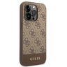 Guess GUHCP14LG4GLBR iPhone 14 Pro6,1" brązowy/brown hard case 4G Stripe Collection na NearMe.pl