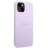 Guess GUHCP14SPSASBPU iPhone 14 / 15 /13 6.1" fioletowy/purple Saffiano Strap na NearMe.pl