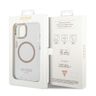 Guess GUHMP14SHTRMD iPhone 14 / 15 / 13 6.1" złoty/gold hard case Metal Outline Magsafe na NearMe.pl