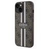 Guess GUHMP15SP4RPSW iPhone 15 / 14 / 13 6.1" brązowy/brown hardcase 4G Printed Stripes MagSafe na NearMe.pl