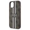 Guess GUHMP15SP4RPSW iPhone 15 / 14 / 13 6.1" brązowy/brown hardcase 4G Printed Stripes MagSafe na NearMe.pl