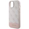 Guess GUHCP15SG4GLPI iPhone 15 / 14 / 13 6.1" różowy/pink hardcase 4G Stripe Collection na NearMe.pl