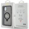 Guess GUHMN61HRSGSK iPhone 11 / Xr 6.1" czarny/black hardcase Ring Stand Script Glitter MagSafe na NearMe.pl