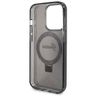 Guess GUHMP14LHRSGSK iPhone 14 Pro 6.1" czarny/black hardcase Ring Stand Script Glitter MagSafe na NearMe.pl