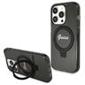 Guess GUHMP14XHRSGSK iPhone 14 Pro Max 6.7" czarny/black hardcase Ring Stand Script Glitter MagSafe na NearMe.pl