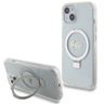Guess GUHMP15SHRSGSD iPhone 15 / 14 / 13 6.1" przezroczysty/transparent hardcase Ring Stand Script Glitter MagSafe na NearMe.pl