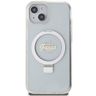 Guess GUHMP15SHRSGSD iPhone 15 / 14 / 13 6.1" przezroczysty/transparent hardcase Ring Stand Script Glitter MagSafe na NearMe.pl