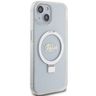 Guess GUHMP15SHRSGSD iPhone 15 / 14 / 13 6.1" przezroczysty/transparent hardcase Ring Stand Script Glitter MagSafe na NearMe.pl