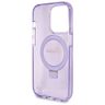 Guess GUHMP13XHRSGSU iPhone 13 Pro Max 6.1" fioletowy/purple hardcase Ring Stand Script Glitter MagSafe na NearMe.pl