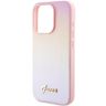 Guess GUHCP14LPSAIRSP iPhone 14 Pro 6.1" różowy/pink hardcase Saffiano Iridescent Script na NearMe.pl