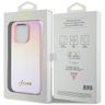 Guess GUHCP15XPSAIRSP iPhone 15 Pro Max 6.7" różowy/pink hardcase Saffiano Iridescent Script na NearMe.pl
