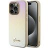Guess GUHCP14XPSAIRSD iPhone 14 Pro Max 6.7" złoty/gold hardcase Saffiano Iridescent Script na NearMe.pl