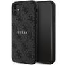 Guess GUHMN61G4GFRK iPhone 11 6.1" / Xr czarny/black hardcase 4G Collection Leather Metal Logo MagSafe na NearMe.pl