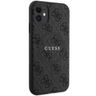 Guess GUHMN61G4GFRK iPhone 11 6.1" / Xr czarny/black hardcase 4G Collection Leather Metal Logo MagSafe na NearMe.pl