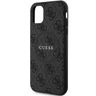 Guess GUHMN61G4GFRK iPhone 11 6.1" / Xr czarny/black hardcase 4G Collection Leather Metal Logo MagSafe na NearMe.pl