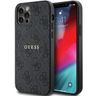 Guess GUHMP12MG4GFRK iPhone 12/12 Pro 6.1" czarny/black hardcase 4G Collection Leather Metal Logo MagSafe na NearMe.pl
