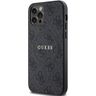 Guess GUHMP12MG4GFRK iPhone 12/12 Pro 6.1" czarny/black hardcase 4G Collection Leather Metal Logo MagSafe na NearMe.pl