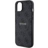Guess GUHMP14SG4GFRK iPhone 14 / 15 / 13 6.1" czarny/black hardcase 4G Collection Leather Metal Logo MagSafe na NearMe.pl
