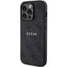 Guess GUHMP15LG4GFRK iPhone 15 Pro 6.1" czarny/black hardcase 4G Collection Leather Metal Logo MagSafe na NearMe.pl