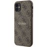 Guess GUHMN61G4GFRW iPhone 11 6.1" / Xr brązowy/brown hardcase 4G Collection Leather Metal Logo MagSafe na NearMe.pl