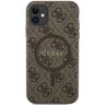 Guess GUHMN61G4GFRW iPhone 11 6.1" / Xr brązowy/brown hardcase 4G Collection Leather Metal Logo MagSafe na NearMe.pl