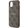 Guess GUHMN61G4GFRW iPhone 11 6.1" / Xr brązowy/brown hardcase 4G Collection Leather Metal Logo MagSafe na NearMe.pl